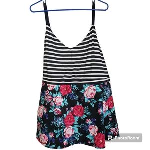 Torrid Super Soft Floral and Stripe Cami Top